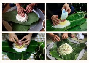 Các bước tổ chức gói bánh chưng, bánh tét ngày Tết